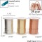 The Beadsmith Wire Elements 28-Gauge Lacquered Tarnish-Resistant Copper Wire for Jewelry Making, 4-40 Yard, 36.58 Meter Spools (Gold, Silver, & Copper Color)